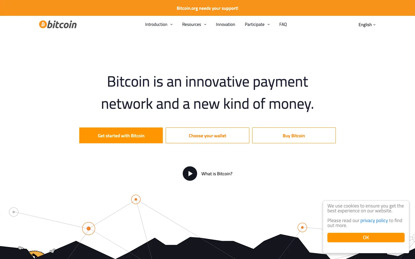 Bitcoin — peer-to-peer digital currency on a fixed 21M supply