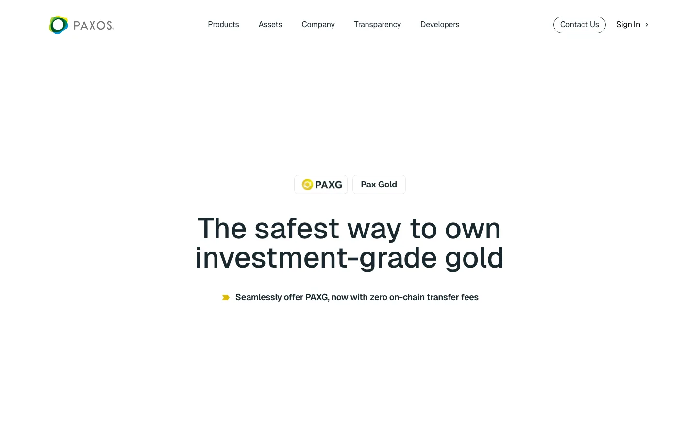 PAX Gold (PAXG) — tokenized 1 oz LBMA gold bars