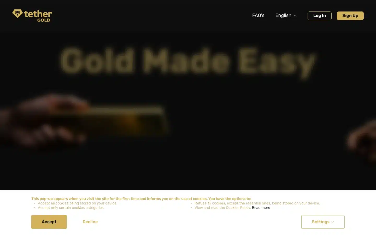 Tether Gold (XAUT) — TG Commodities-issued tokenized gold